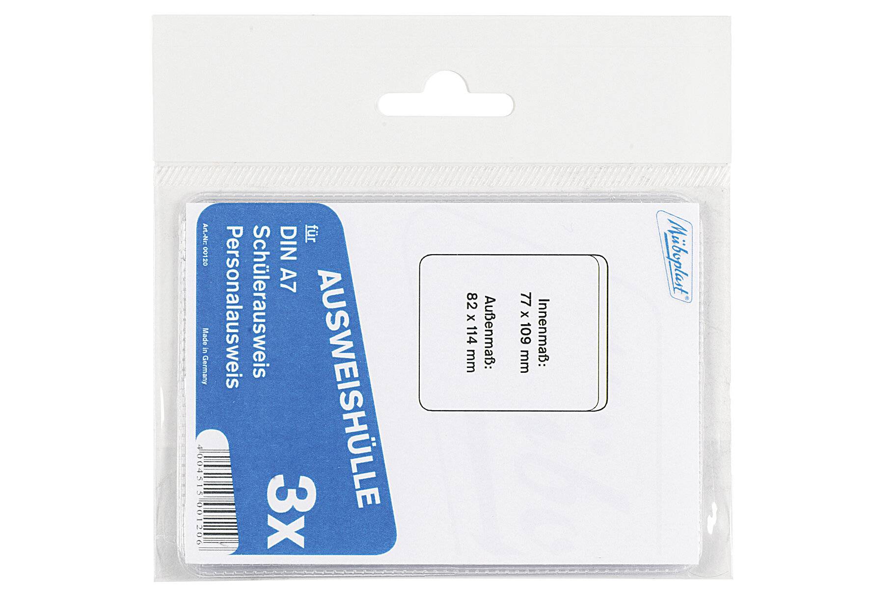 MÜBOPLAST Ausweishülle A73er Pack-0