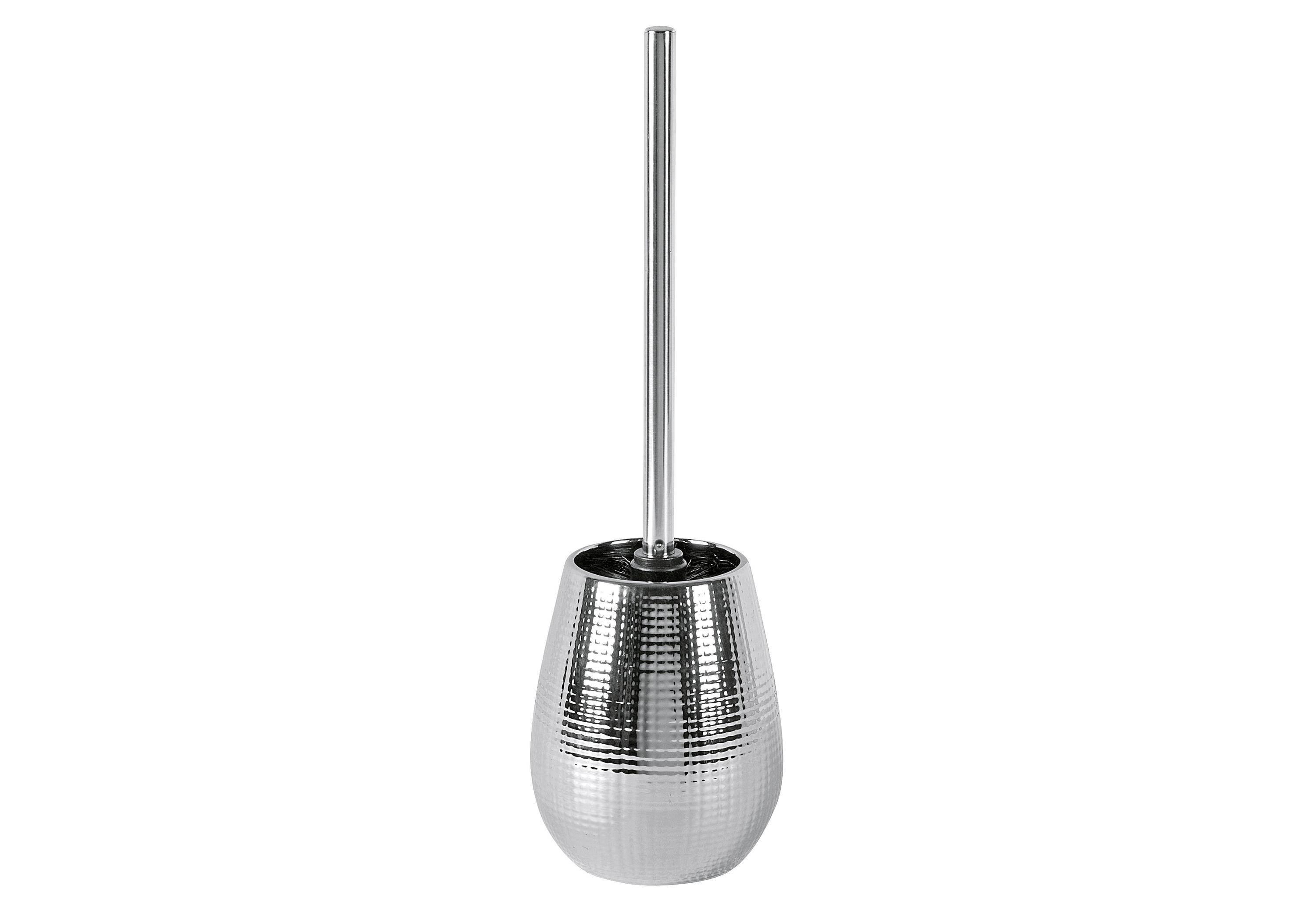 Toilettenbürste mit Halter Dakar 42 cm Keramik silber-0