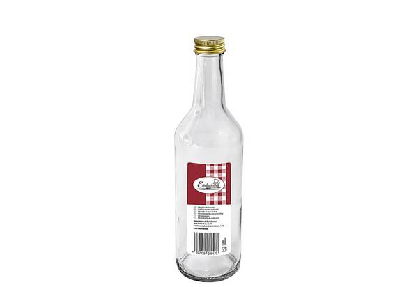 DOSEN-ZENTRALE Gradhalsflasche Einkochwelt 500 ml mit 28mm PP-Verschluss
