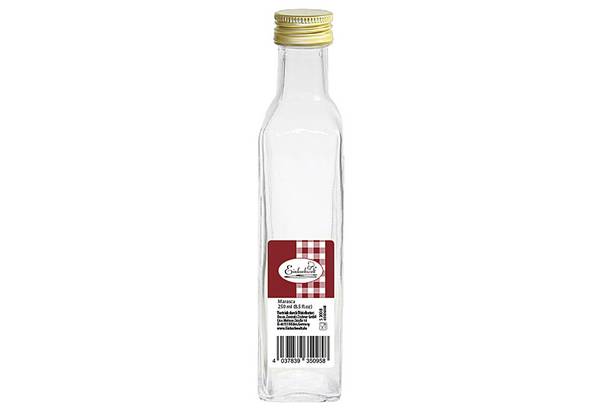 DOSEN-ZENTRALE Flasche Marasca Einkochwelt 250 ml mit 31,5mm PP-Verschluss