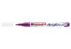 edding 5300 Acrylmarker fein - violett - 1 Acrylstift wasserfest - feine Rundspitze 1-2 mm -