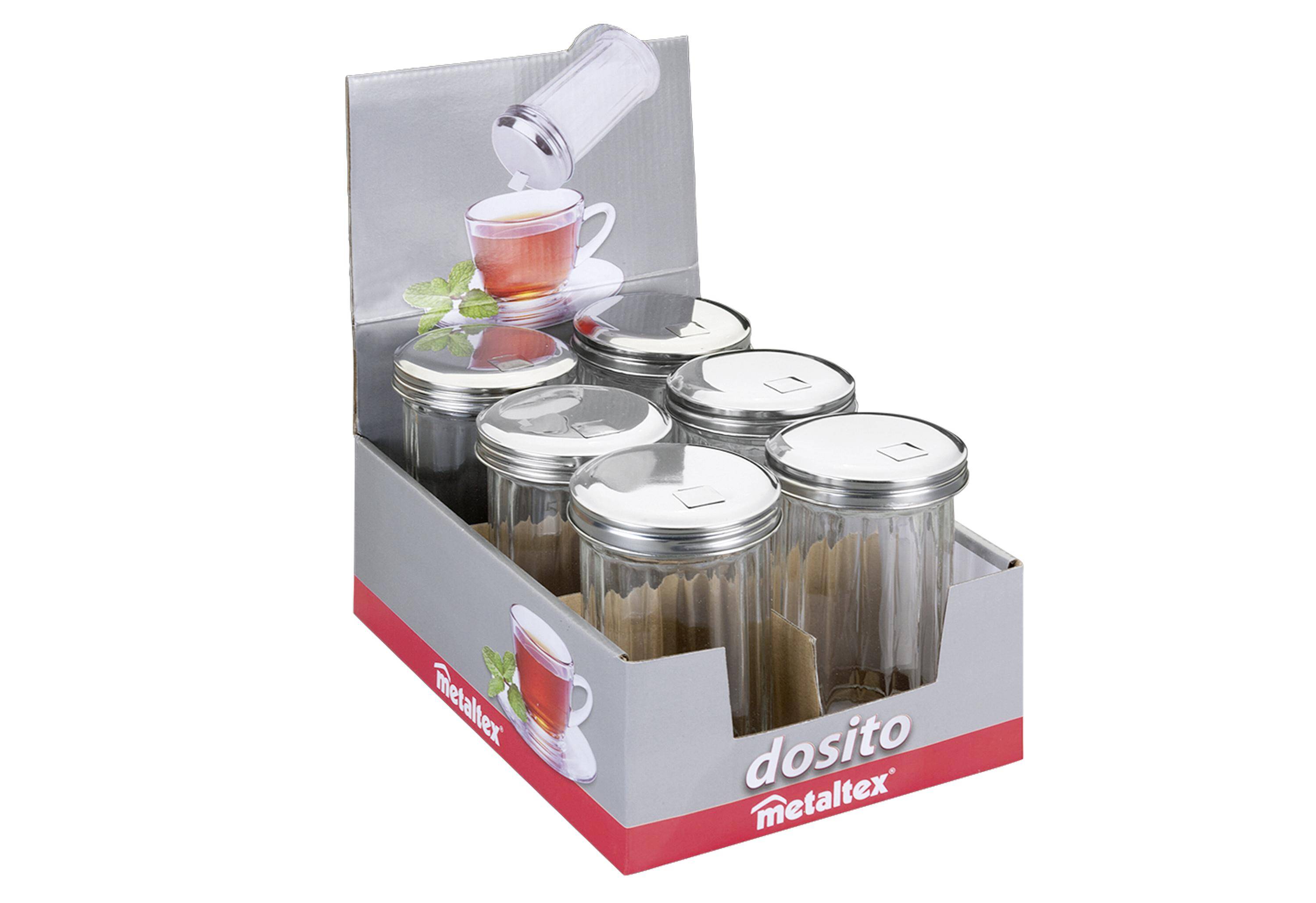 METALTEX Glas-Zuckerspender Dosito-2