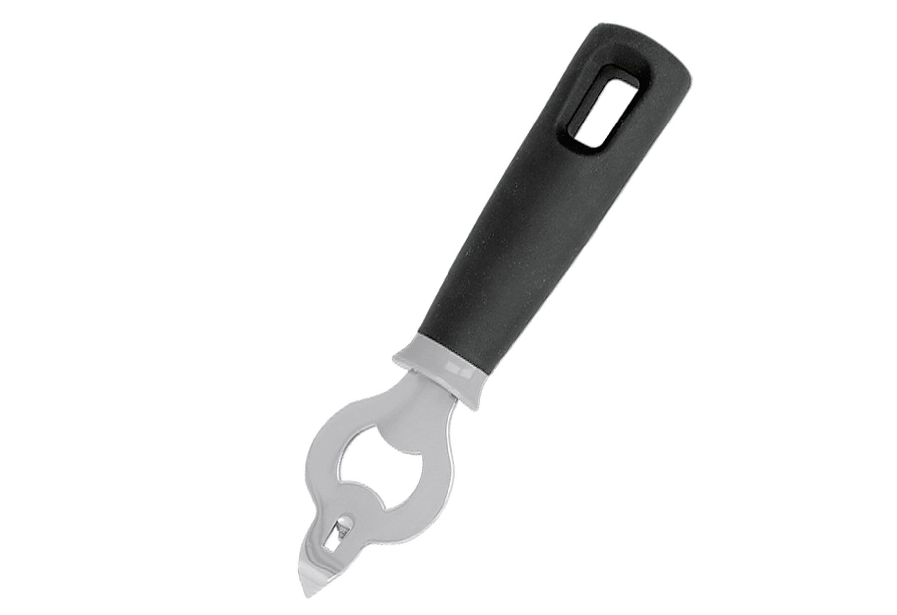 Flaschenöffner Maximo 19 cm Edelstahl silber/schwarz