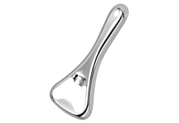 Flaschenöffner 16 cm 3-in-1 Stahl silber 2 Stück