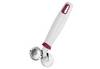 Teigausstecher Dolceforno 12 cm aus Edelstahl weiß/rot/silber