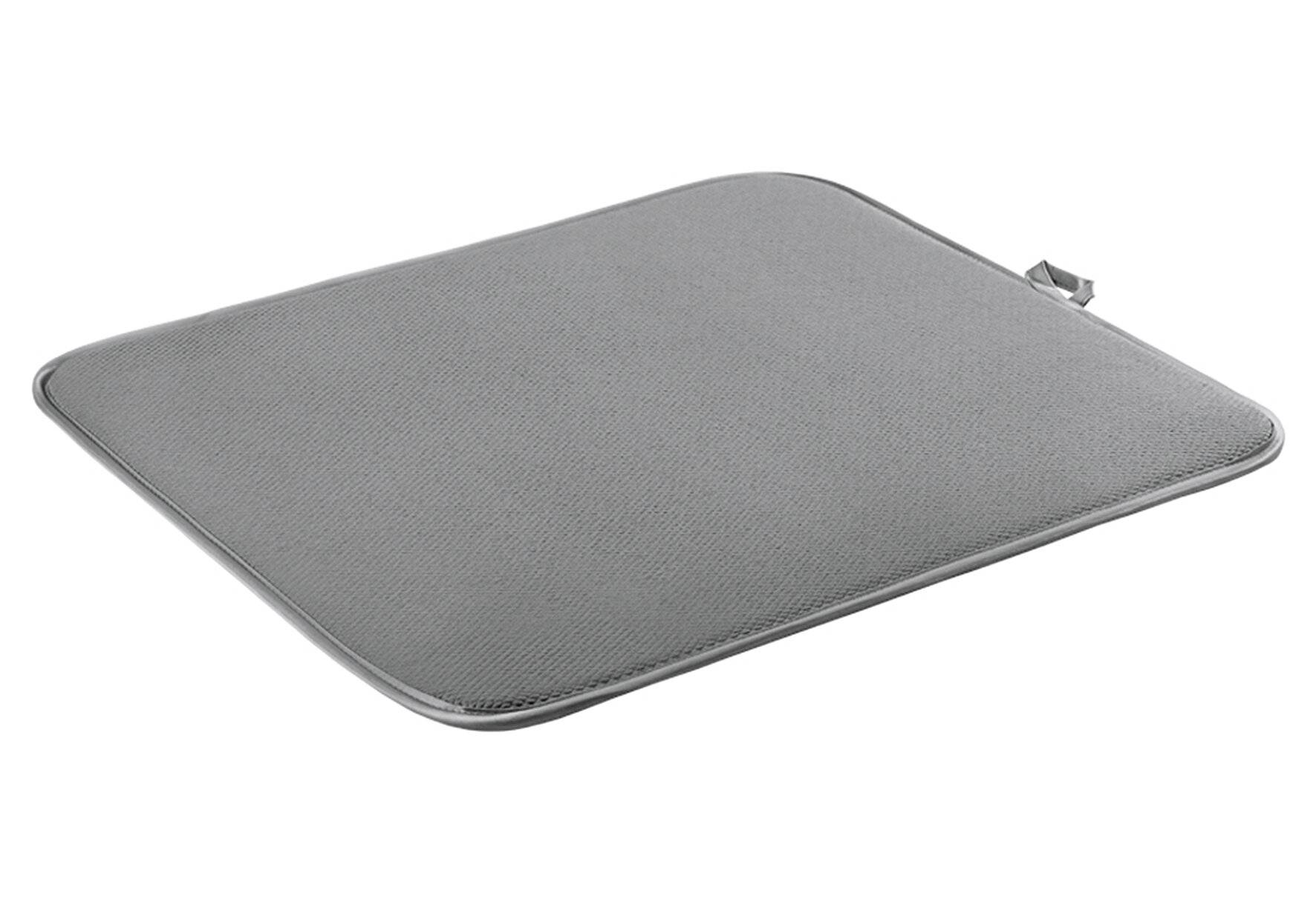 Metaltex Abtropfmatte, Polyester, Grau, 40 x 45 x 1-1