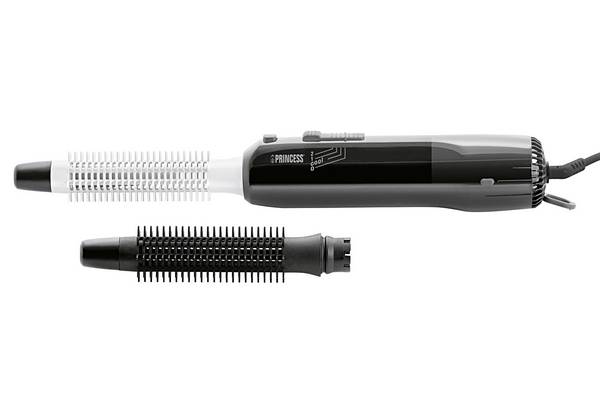 Princess 529202 Cool Curl CC 300 Black Lockenbürste – Für Hairstyles aller Art mit 2