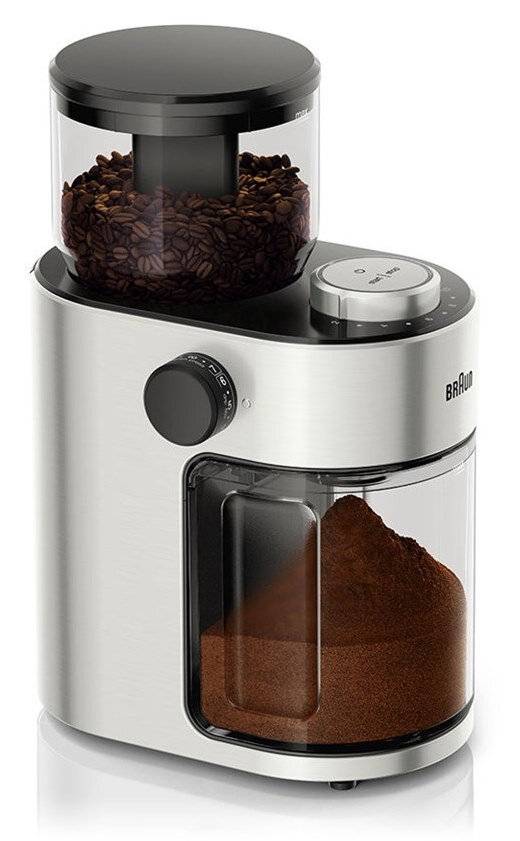 BRAUN KG7070 Kaffeemühle Bohnenbehälter (220g) 110W Edelstahl-3