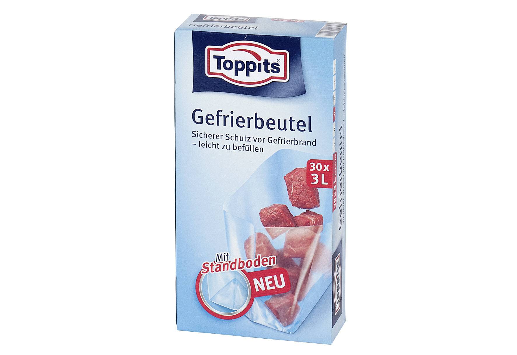 TOPPITS Gefrierbeutel 27x30cm 3l Pack 30 Stück-1