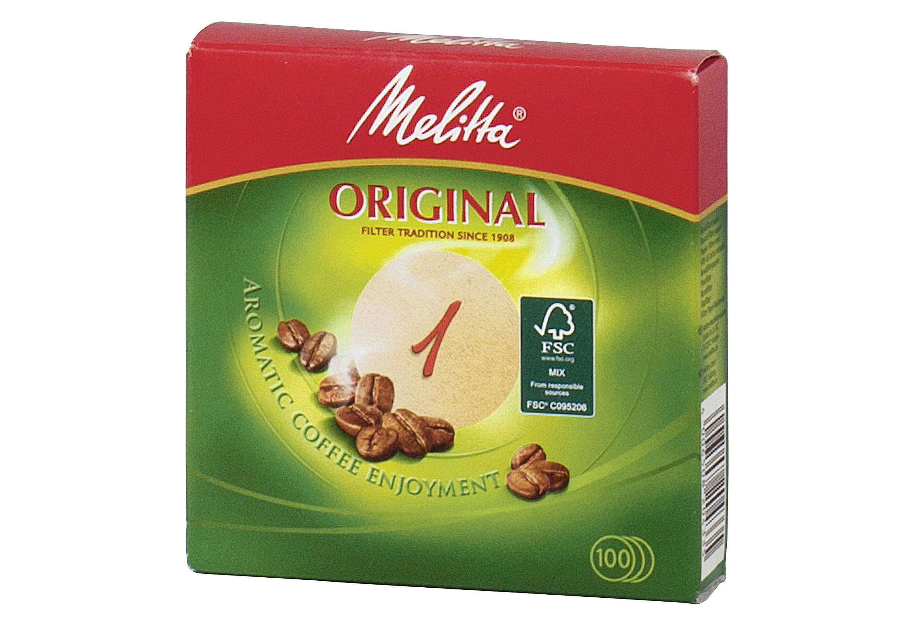 Melitta SDA Rundfilterpapier 1 naturbraun-1
