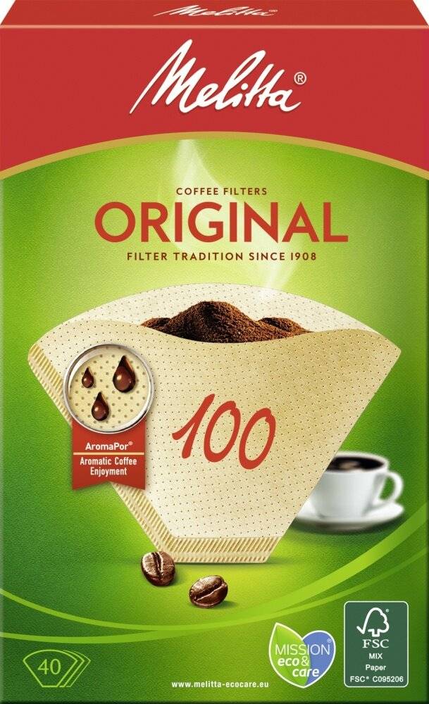 Melitta SDA Filtertüten 100/40 naturbr(VE40)-2