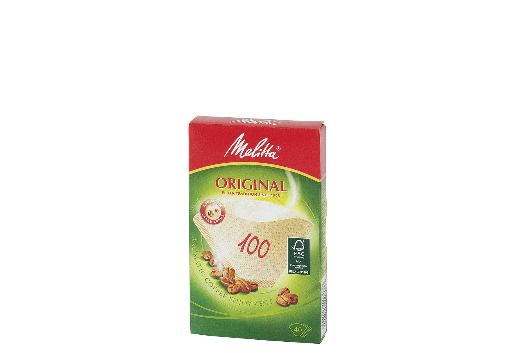 Melitta SDA Filtertüten 100/40 naturbr(VE40)-1