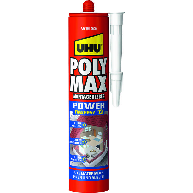 Montagekleber MS Polymer weiß Kartusche 425g-0