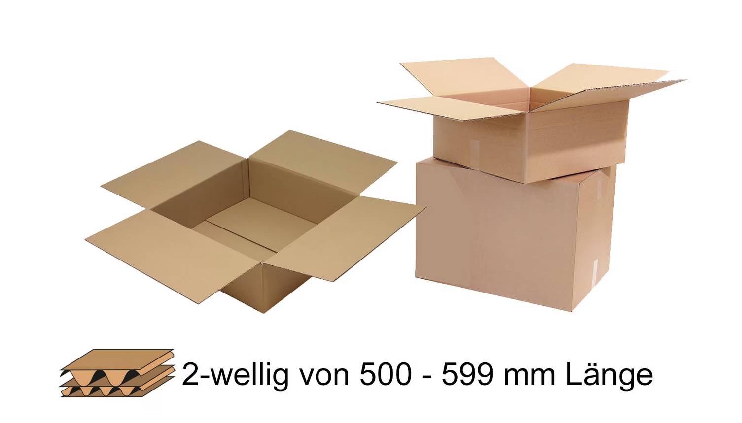 Faltkarton 2.30 Wellpappe L575xB370xH370mm zweiwellig braun-1