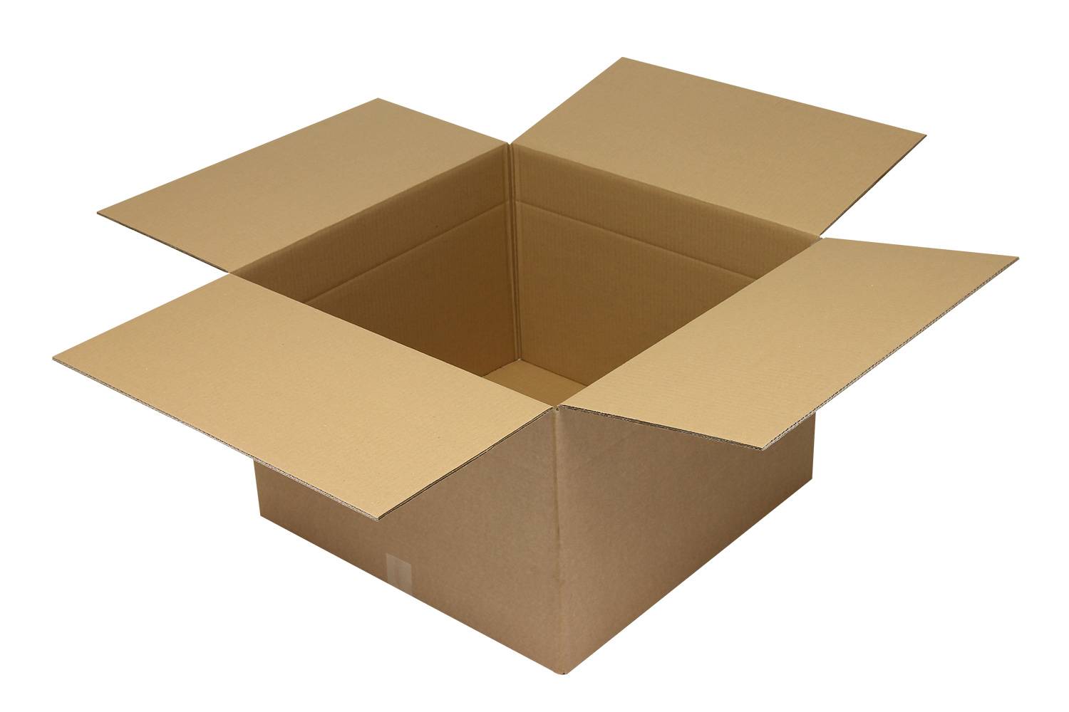 Faltkarton 2.50 Wellpappe L600xB600xH400mm zweiwellig braun