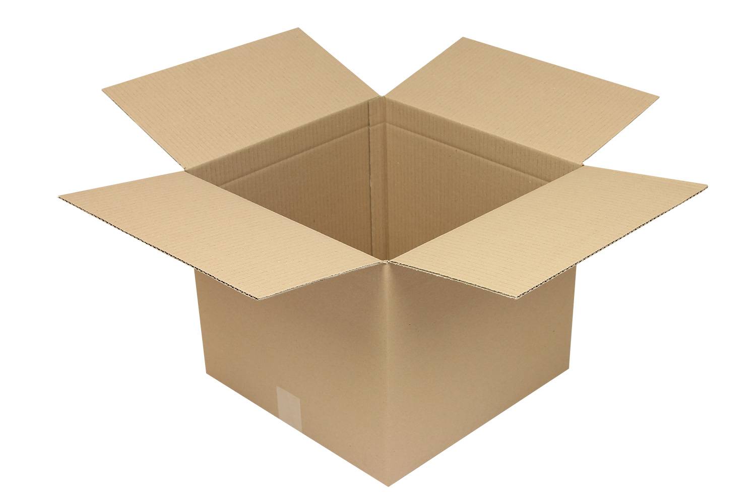 Faltkarton 1.20 Wellpappe L390xB390xH340mm einwellig braun-0