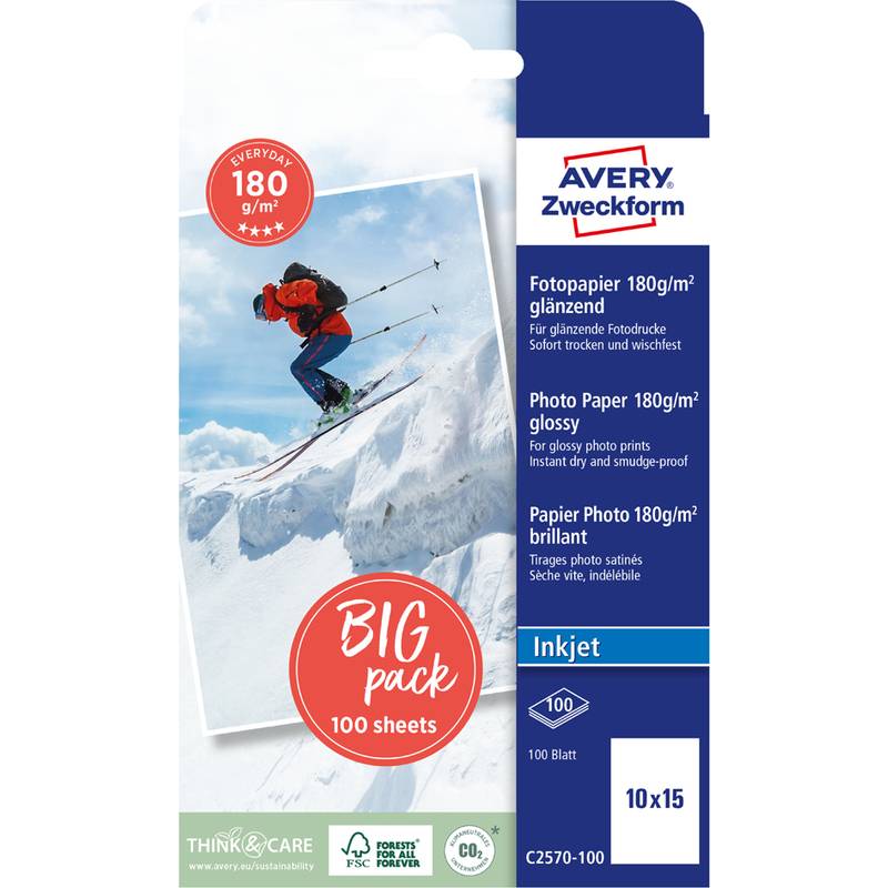 AVERY Zweckform Inkjet-Fotopapier EVERYDAY, 10 x 15 cm-0