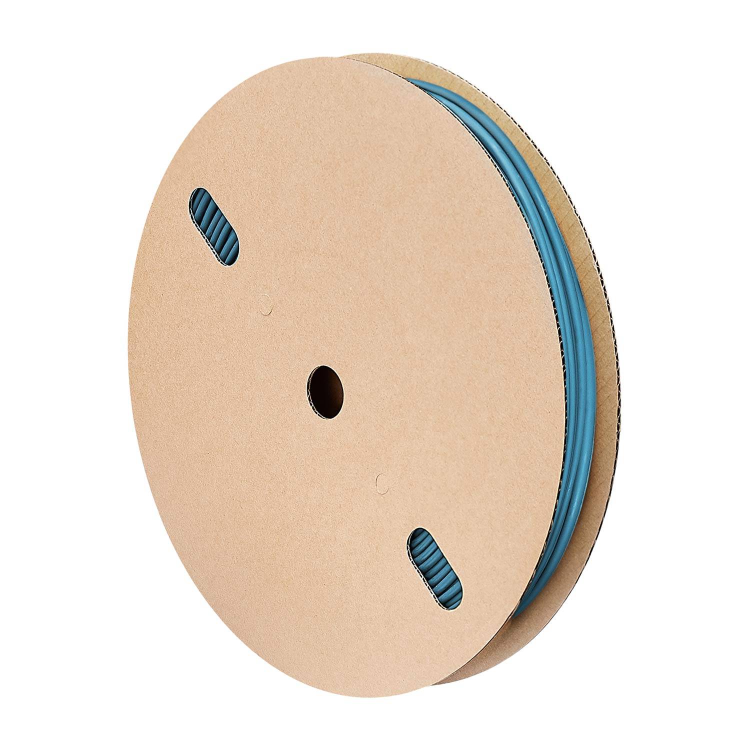 STEX24 Schrumpfschlauch 2:1, Rolle mit 150,0m, blau 1,6/0,8mm, 1/16 Zoll, WSR2 Schrumpftemperatur mind. 110°C,-1