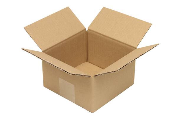 Faltkarton 1.10 Wellpappe L160xB160xH90mm einwellig braun
