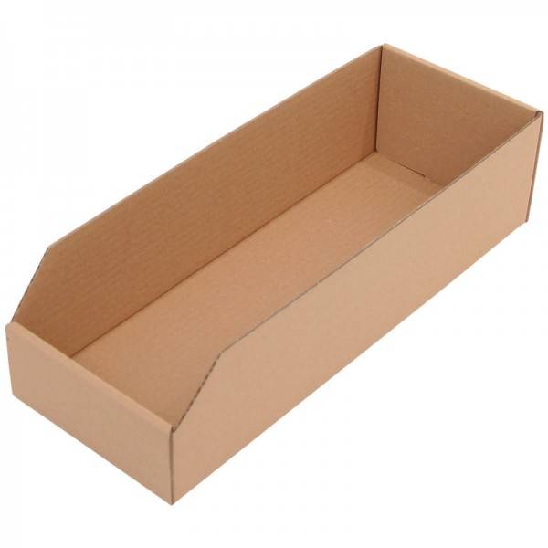 Wellpapp-Regalkasten 1-wellig, 400x150x100 mm