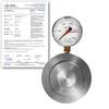PCE Instruments PCE-HFG 2.5K-ICA Kraftaufnehmer inkl. ISO-Zertifikat|kompakt für kl. Bauräume|Schleppzeiger|Stahl|27 mm