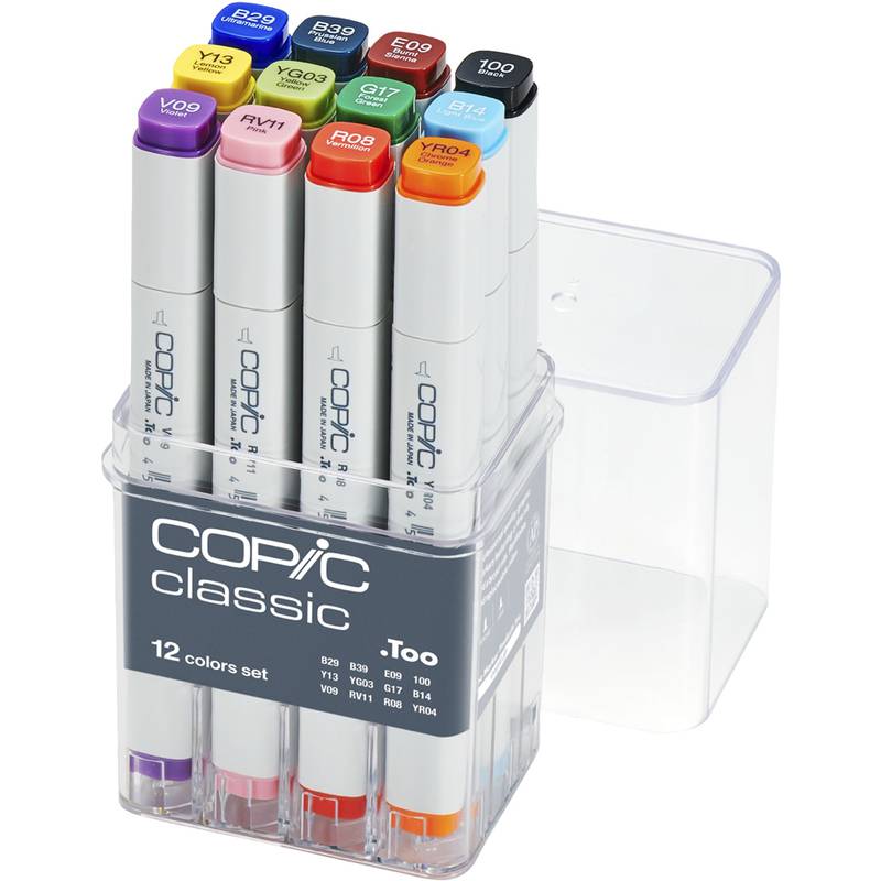 COPIC Marker classic, 12er Basis Set-0