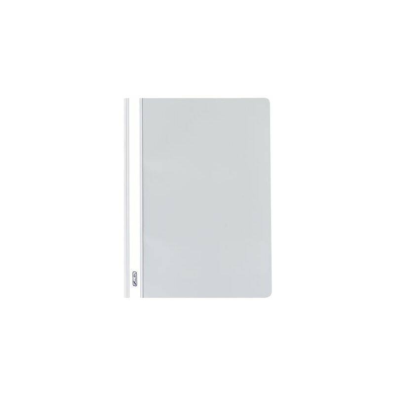 herlitz Schnellhefter, DIN A4, aus PP-Folie, grau-0