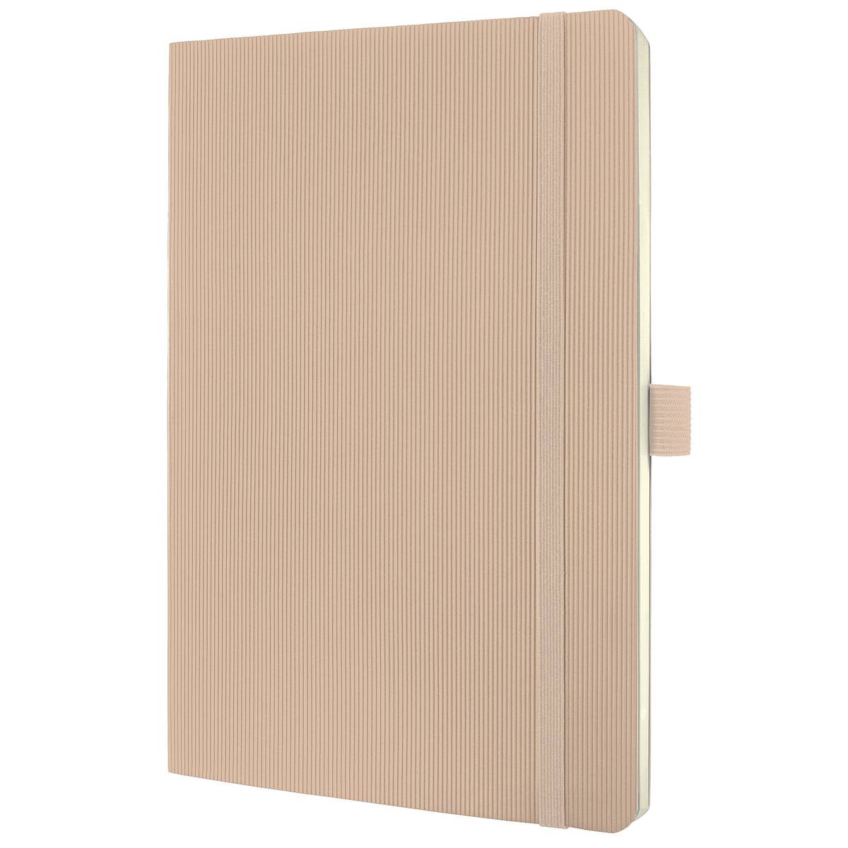SIGEL Notizbuch Conceptum, Softcover, ca. A5, liniert, beige, 194 S.-4