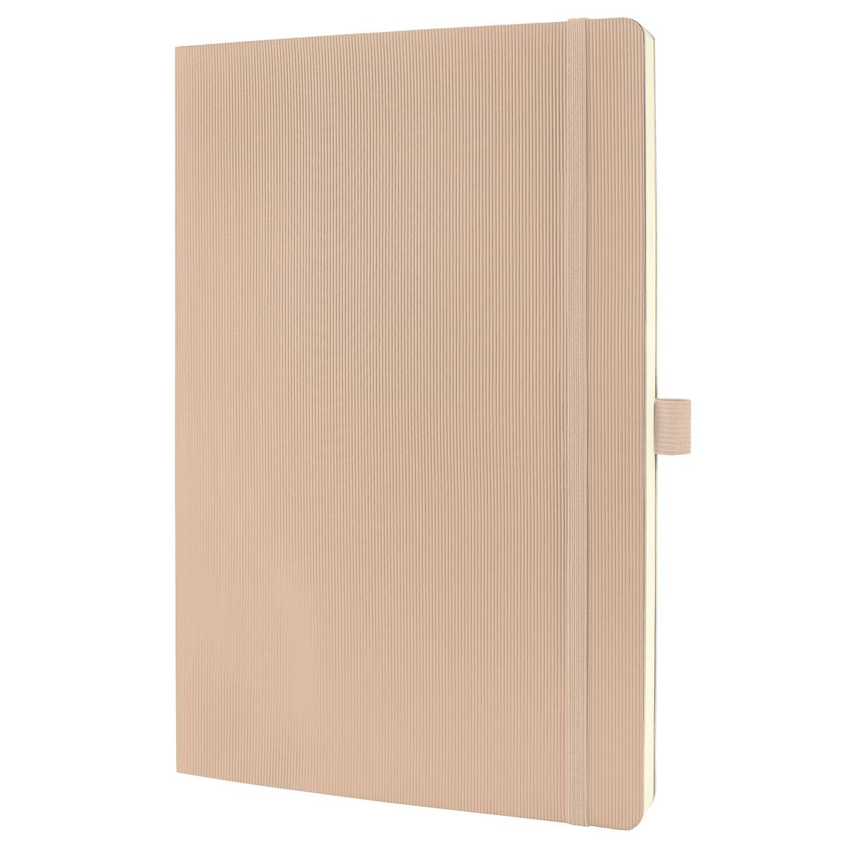 SIGEL Notizbuch Conceptum, Softcover, ca. A4, liniert, beige, 194 S.-4