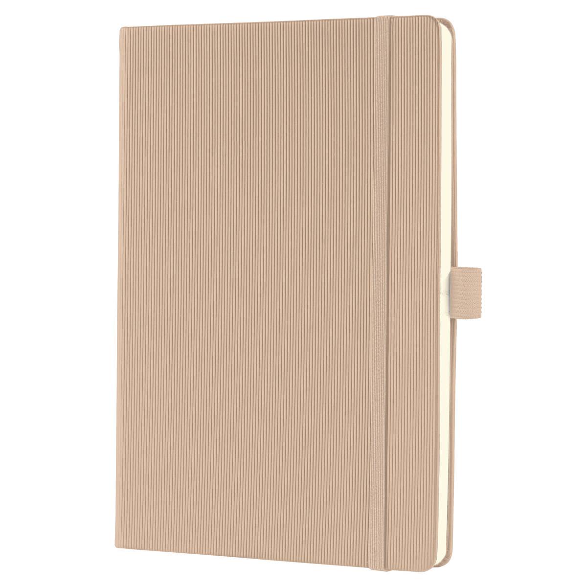 SIGEL Notizbuch Conceptum, Hardcover, ca. A5, kariert, beige, 194 S.-5
