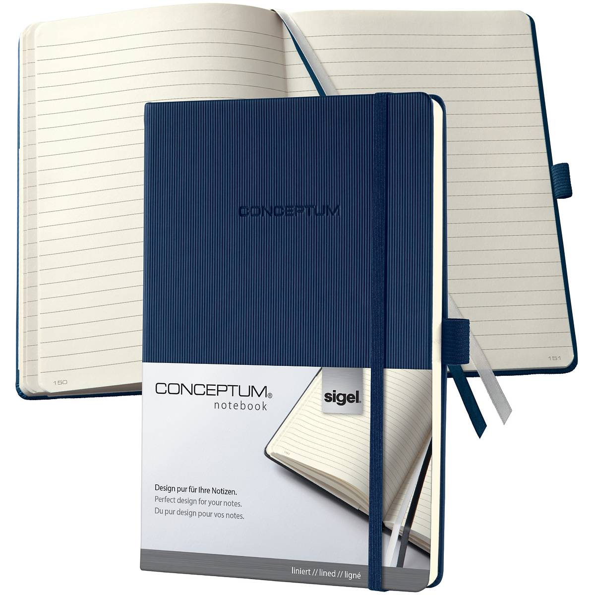 Sigel Conceptum Pure A5 - Notizbuch - 148 x 213 mm-0