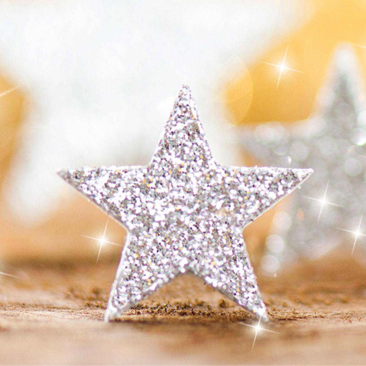 SIGEL Weihnachts-Motiv-Papier, Glitter Stars, 90 g/m², 100 Blatt-2