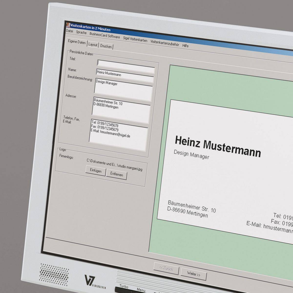 SIGEL Visitenkarten, microperforiert, satiniert200 g/m², hochweiß, 600 Stück-3
