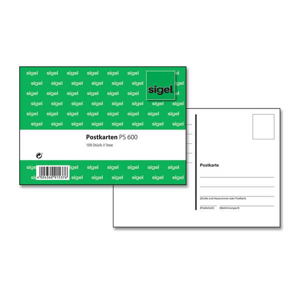 Postkarten A6 quer VE=100 Stück