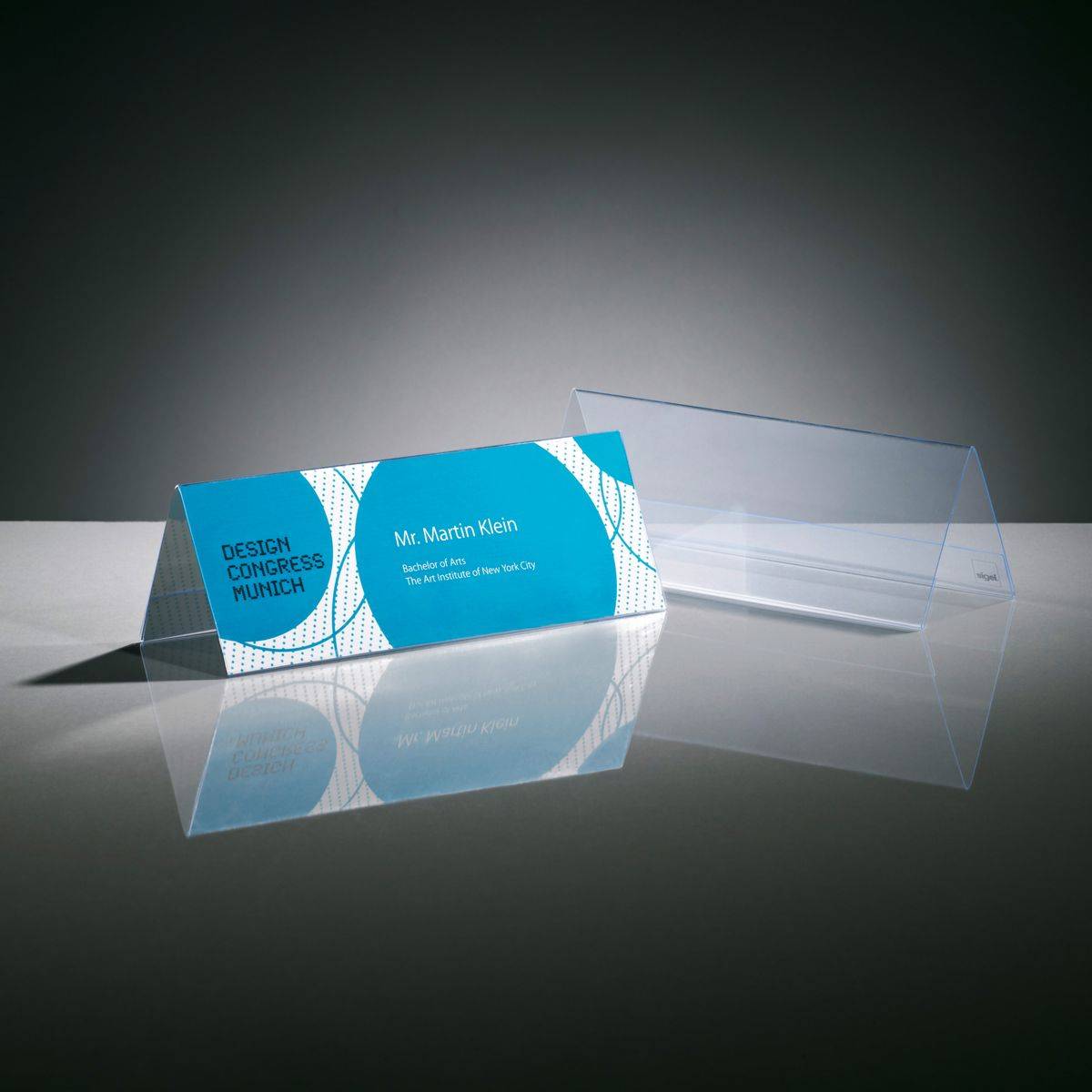 SIGEL Tischaufsteller, Dachform, 5er-Pack, für 24 x 9 cm-0