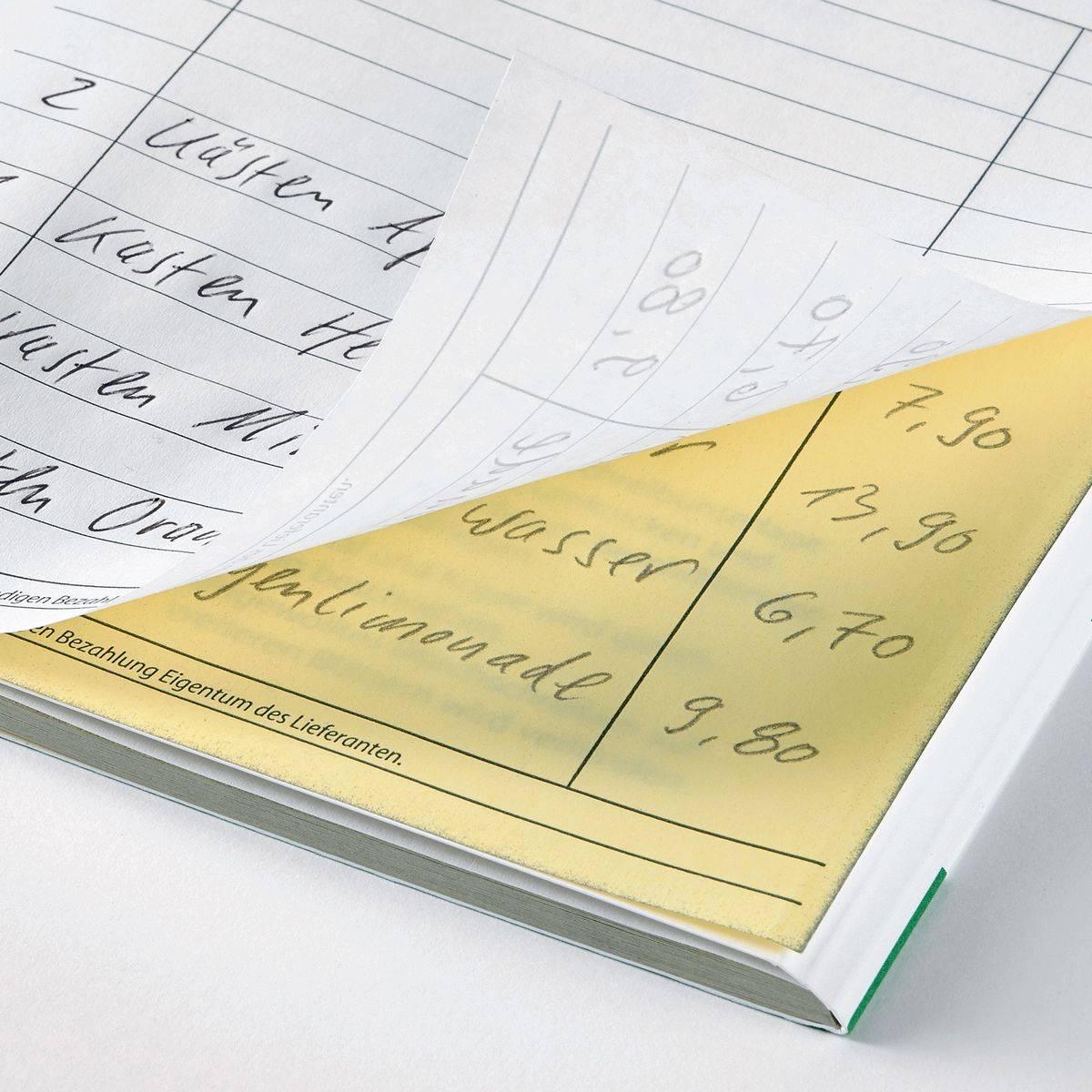 SIGEL Rechnungen, 1. und 2. Blatt bedruckt, A6, selbstdurchschreibend, 2 x 40 Blatt-4