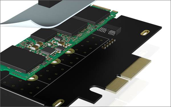 IB-PCI208-HS, PCIe Erweiterungskarte mit Kühlkörper, M.2 NVMe SSD zu PCIe 4.0 x4