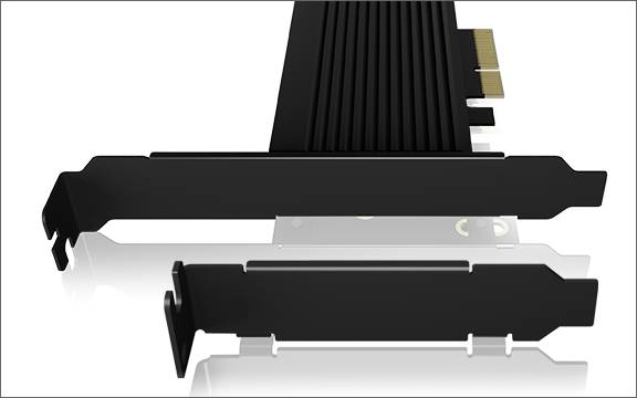 IB-PCI208-HS, PCIe Erweiterungskarte mit Kühlkörper, M.2 NVMe SSD zu PCIe 4.0 x4-2