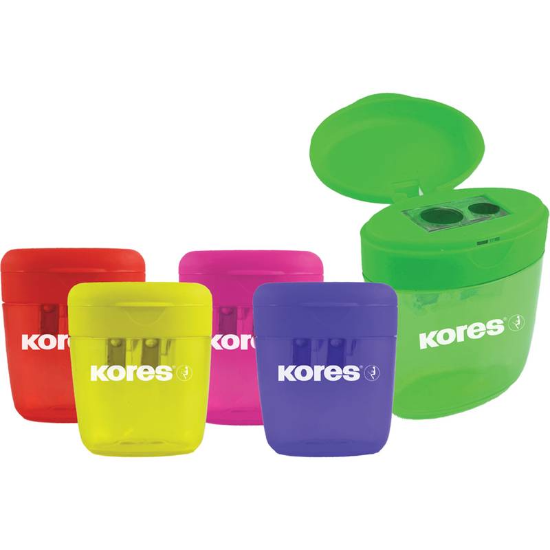 Kores Doppel-Spitzdose DEPOSITO two, farbig sortiert-0