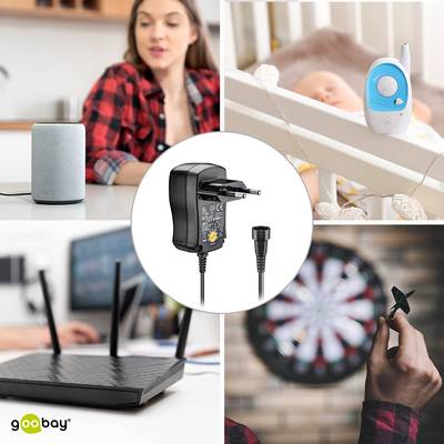 KesCom 3V 50mA Netzteil - Steckernetzteil Mit 5,5x2,1mm Stecker