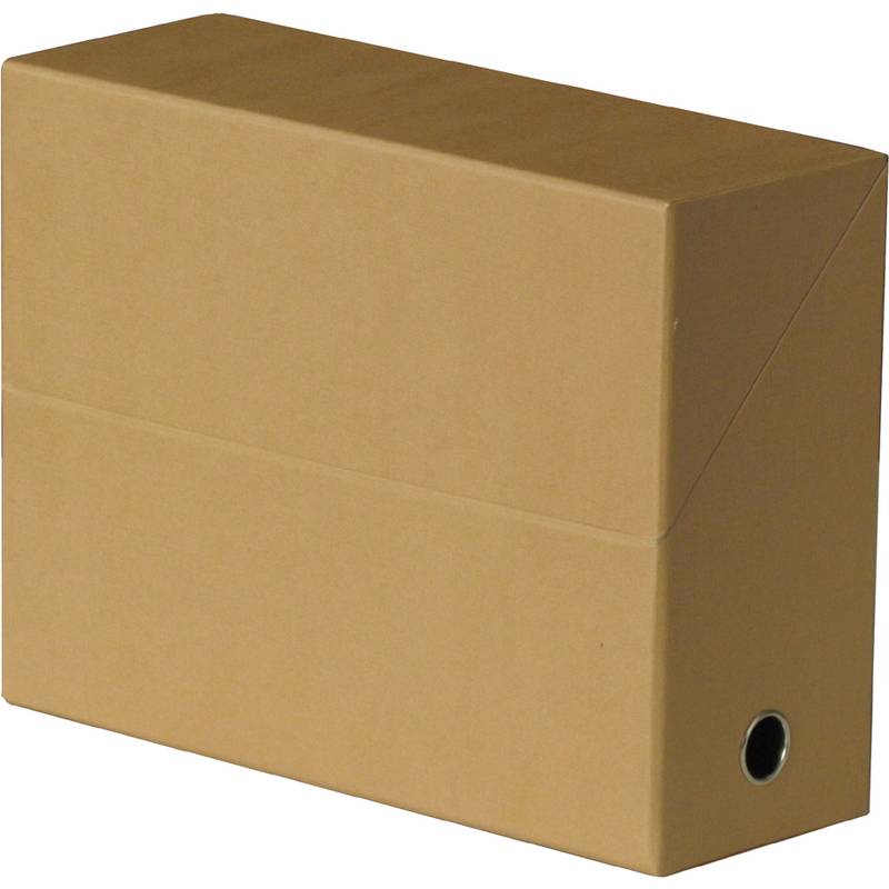 Oxford Dokumentenmappe, aus Wellpape, beige-0