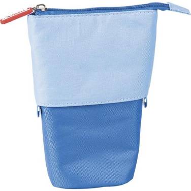 Etui und Stiftkeköcher blau