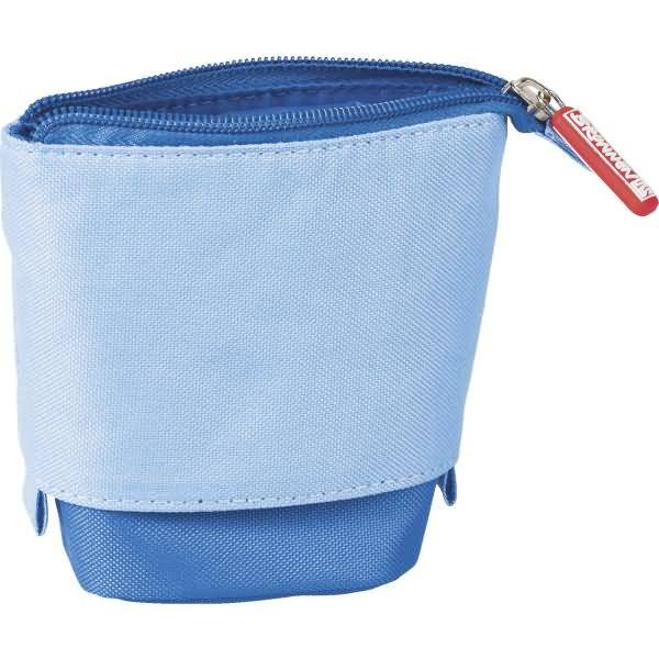 Etui und Stiftkeköcher blau-1