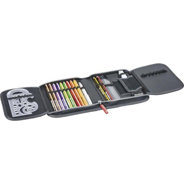 Schülerer-Etui 2 Klasse schwarz-1
