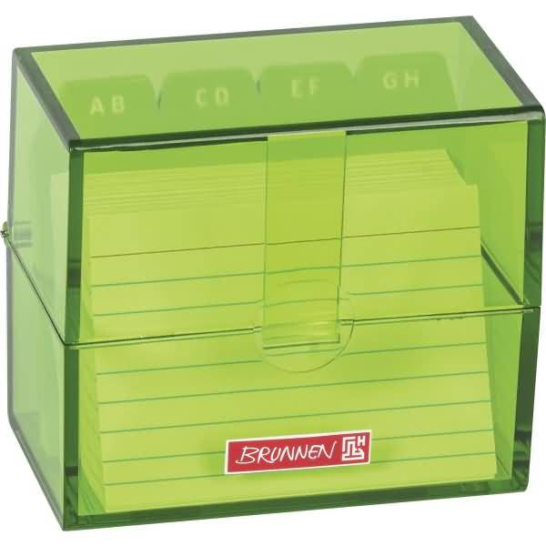Karteibox A8 gefüllt kiwi-0