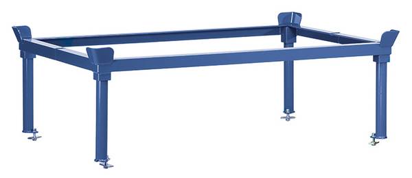 Fetra Aufsetzrahmen für Paletten-Fahrgestell Palettengröße 1200x800 mm 370/652 mm hoch