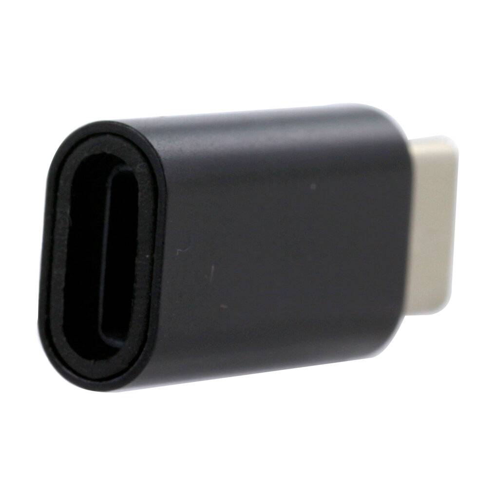 Cyoo - Lightning auf USB-C Adapter - Schwarz Konverter Aufladen und Datensynchronisation-2