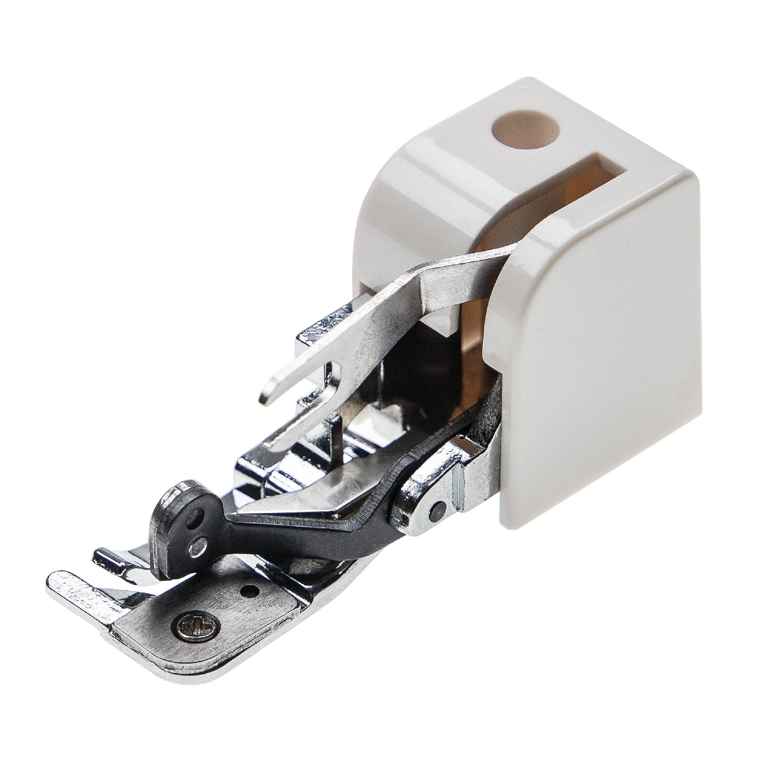 vhbw Side Cutter Nähfuß kompatibel mit Elna 540 (2000+) | 5300 (2000+), 620 (2000+), 3210Jeans (2000+), 5200 (2000+)-0