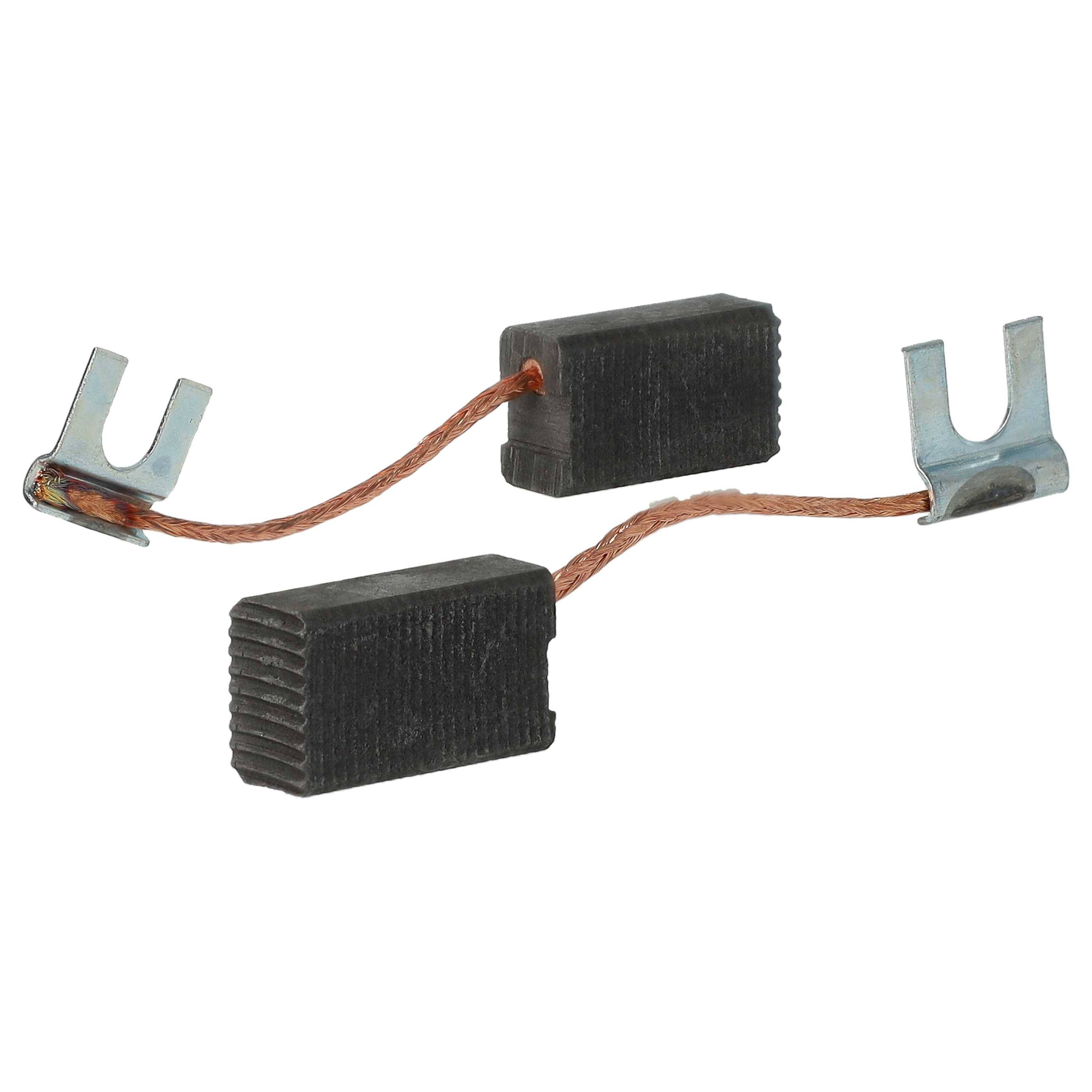 vhbw 2x Kohlebürste kompatibel mit Eibenstock Automix 11502 | Mxt 110 B Elektrowerkzeug, 6,35 x 10 x 17mm-1