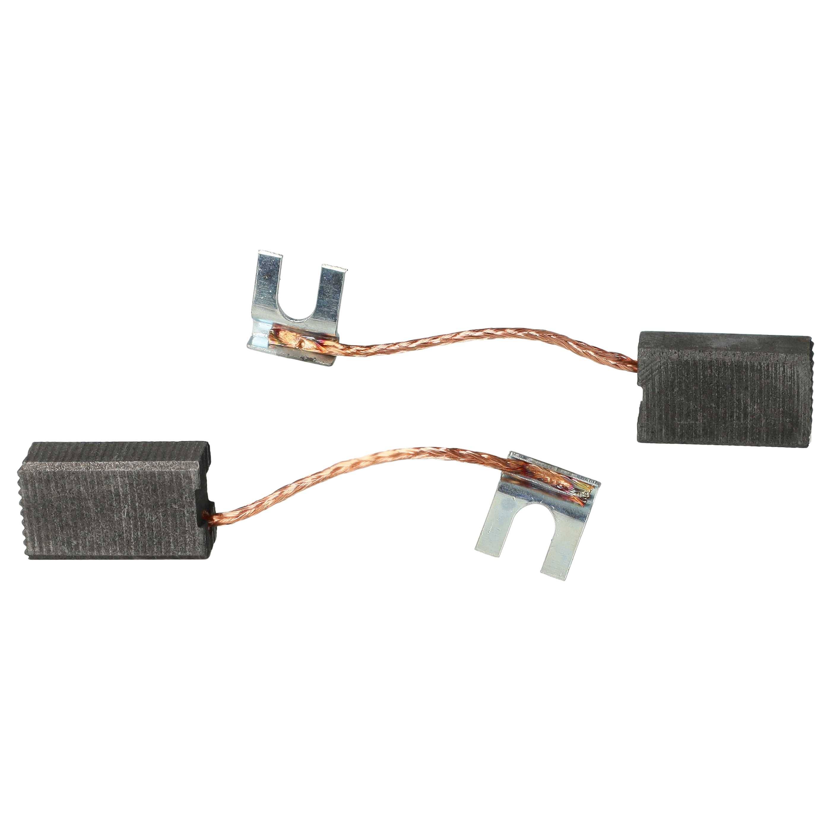 vhbw 2x Kohlebürste kompatibel mit Eibenstock Automix 11502 | Mxt 110 B Elektrowerkzeug, 6,35 x 10 x 17mm-2